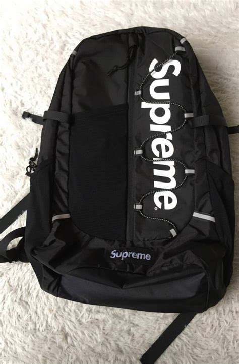 mochila supreme negra